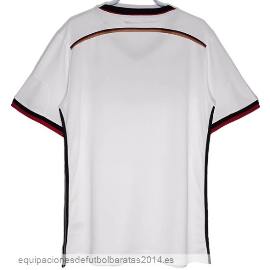 Nuevo 1ª Camiseta Alemania Retro 2014 Blanco Baratas